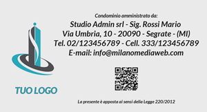 Targa Amministratore Condominio Forex